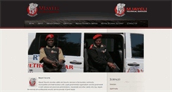 Desktop Screenshot of mjayelisecurity.co.za