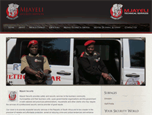 Tablet Screenshot of mjayelisecurity.co.za
